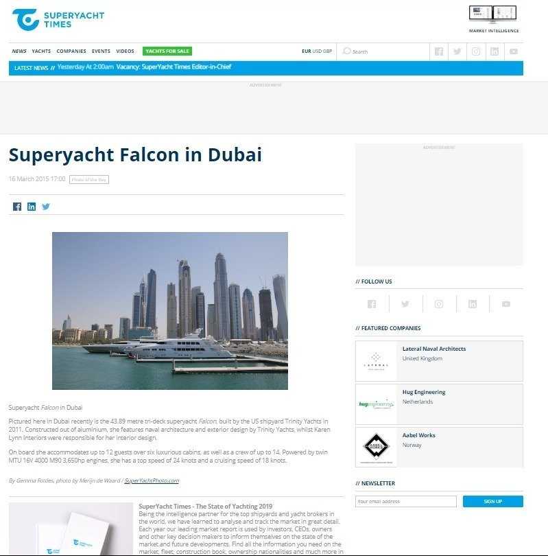 2015SuperYacth Dubai - Karen Lynn Interiors - Interior Design for Yacht, Aircrafts and Residential Projects