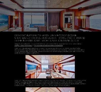 2019DesignEtAl - Karen Lynn Interiors - Interior Design for Yacht, Aircrafts and Residential Projects