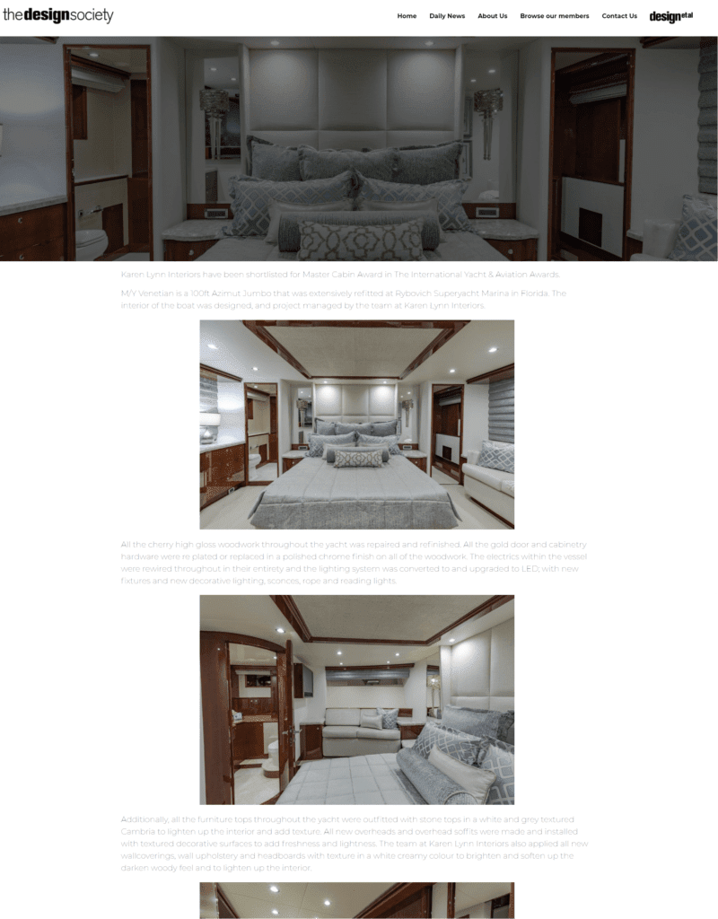 Venetian e1622652876790 - Karen Lynn Interiors - Interior Design for Yacht, Aircrafts and Residential Projects